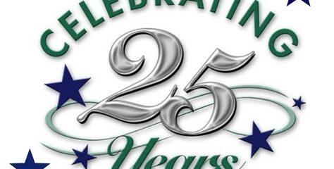 Celebrating 25 Years logo